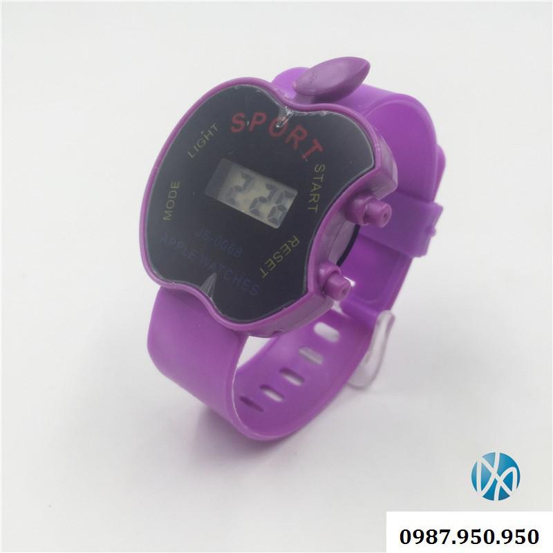 đồng hồ trẻ em hình quả táo cắn dở ( hàng sẵn )