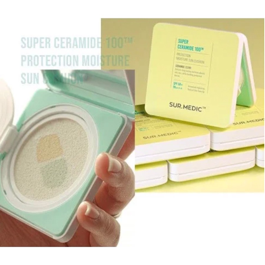 Phấn Nước Che Phủ Hoàn Hảo Sur.Medic+ Super Ceramide 100™ Protection Moisture Sun Cushion SPF50+ PA++++ 15g | BigBuy360 - bigbuy360.vn