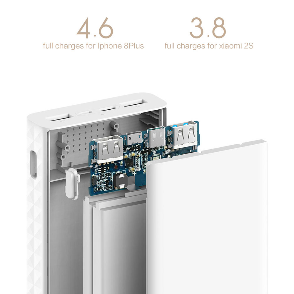 Pin sạc dự phòng 20000mAh Xiaomi ZMI QB821 - Bảo hành 1 tháng