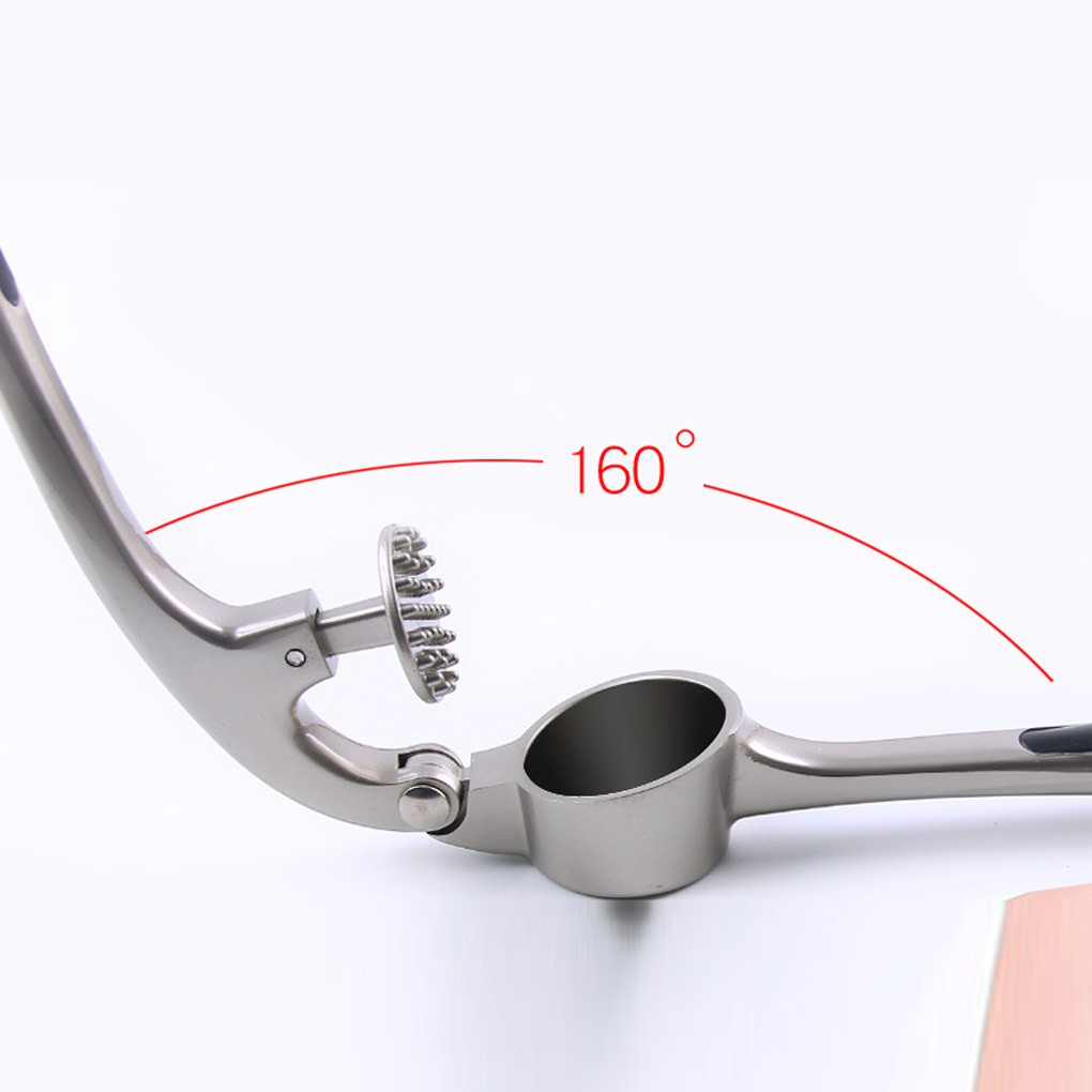 【VOLLTER】 Manual Garlic Press Crusher Handheld Ginger Mincer Zinc Alloy Squeezer Kitchen Household Garlic Chopper