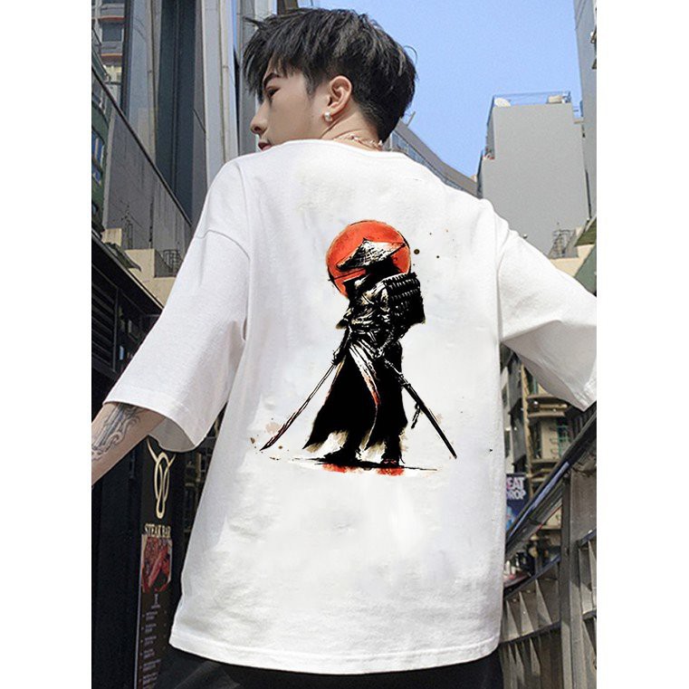 Áo thun unisex form rộng phong cách Nhật Bản đẹp độc lạ vải dày mịn 2019T1674