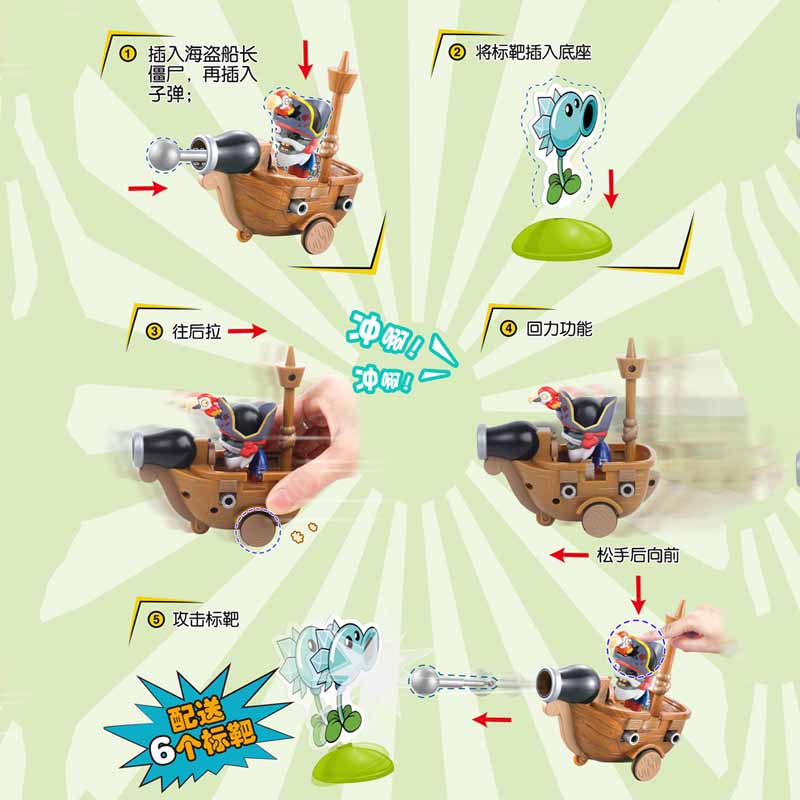 Mô hình đồ chơi nhân vật trong game Plants vs.Zombies 2