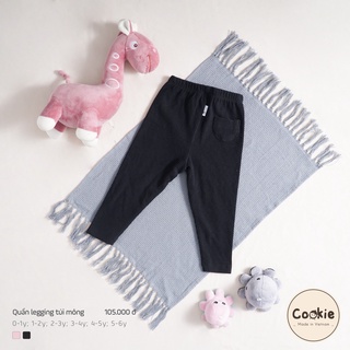 Quần legging túi sau cookie