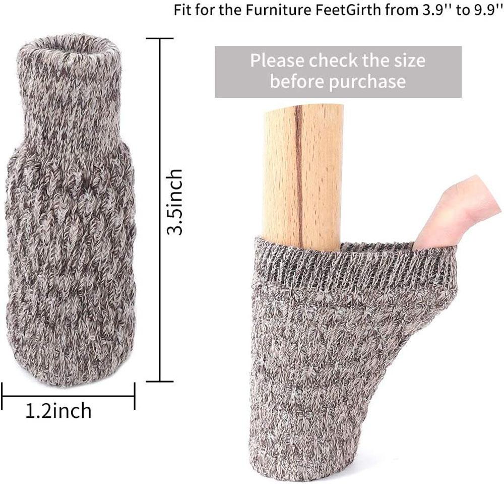 Bộ 4 Vỏ Bọc Chân Bàn Ghế Giảm Tiếng Ồn Tiện Dụng