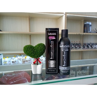 Tặng serum lavox] Kem duỗi tóc thẳng 3in1 Lavox 1000ml - không cần dập