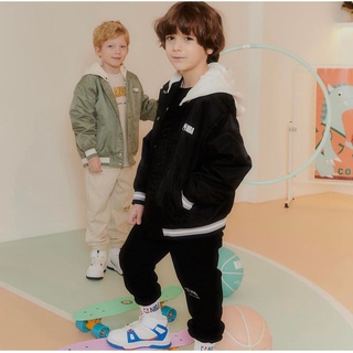 Áo khoác chần bông bomber NBA mũ nỉ