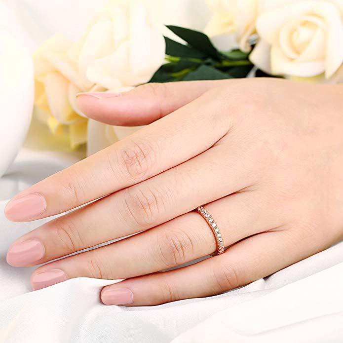 Nhẫn Đeo Tay Kim Loại Đính Đá Lấp Lánh Thời Trang Cho Nữ