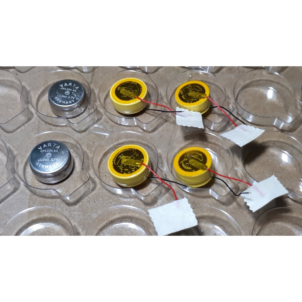 Pin sạc LIR1254 LIR1154  LIR1454 tương thích thay thế Varta CP1254 CP1154 CP1454