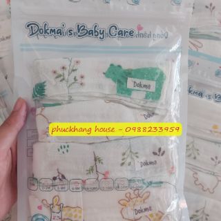 Set 5 khăn sữa cao cấp Dokma
