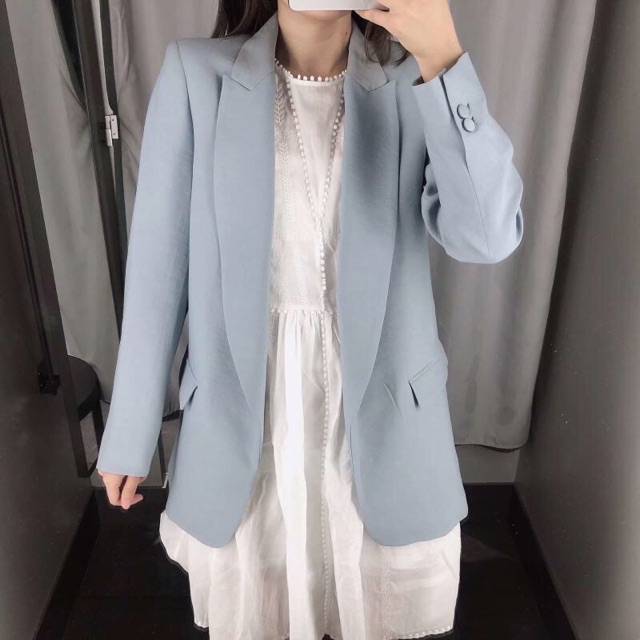 ÁO KHOÁC BLAZER ZARA FORM CỰC SANG PHÙ HỢP MÙA HÈ