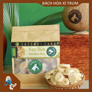 Kẹo Dừa Dứa non cuộn bánh tráng Cocofarm - Túi 500g