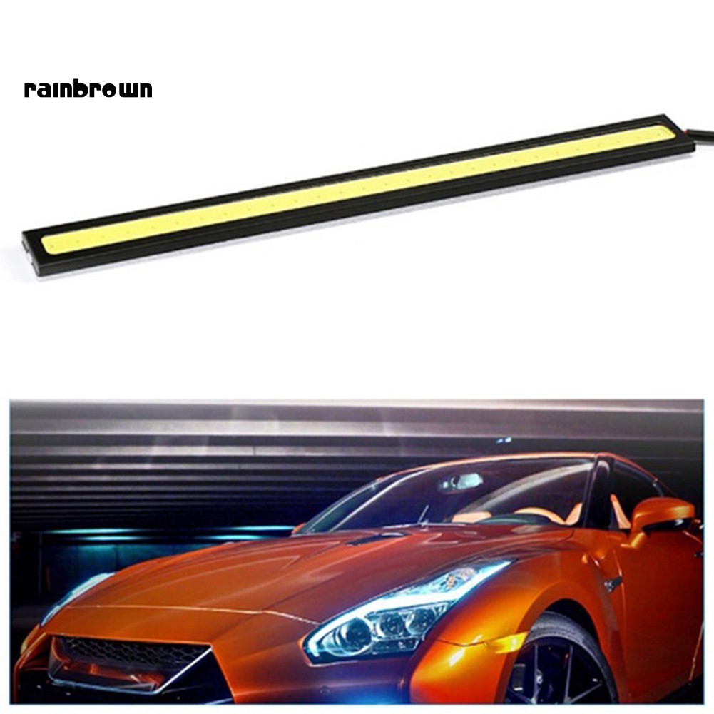Bộ dải đèn LED COB 17cm không thấm nước cho chạy xe hơi ban ngày sương mù