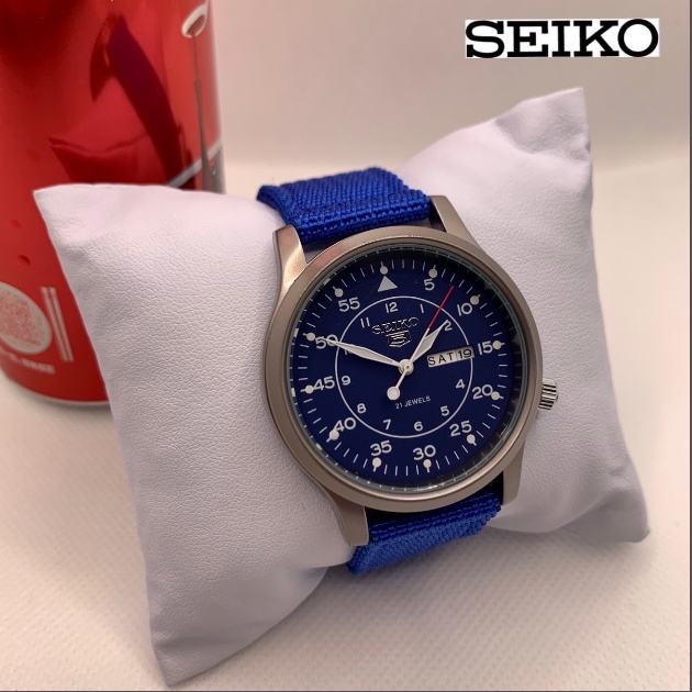 Đồng Hồ Nam SEIKO Mặt Số Dây Đeo Bằng Vải Chống Thấm Nước | BigBuy360 - bigbuy360.vn