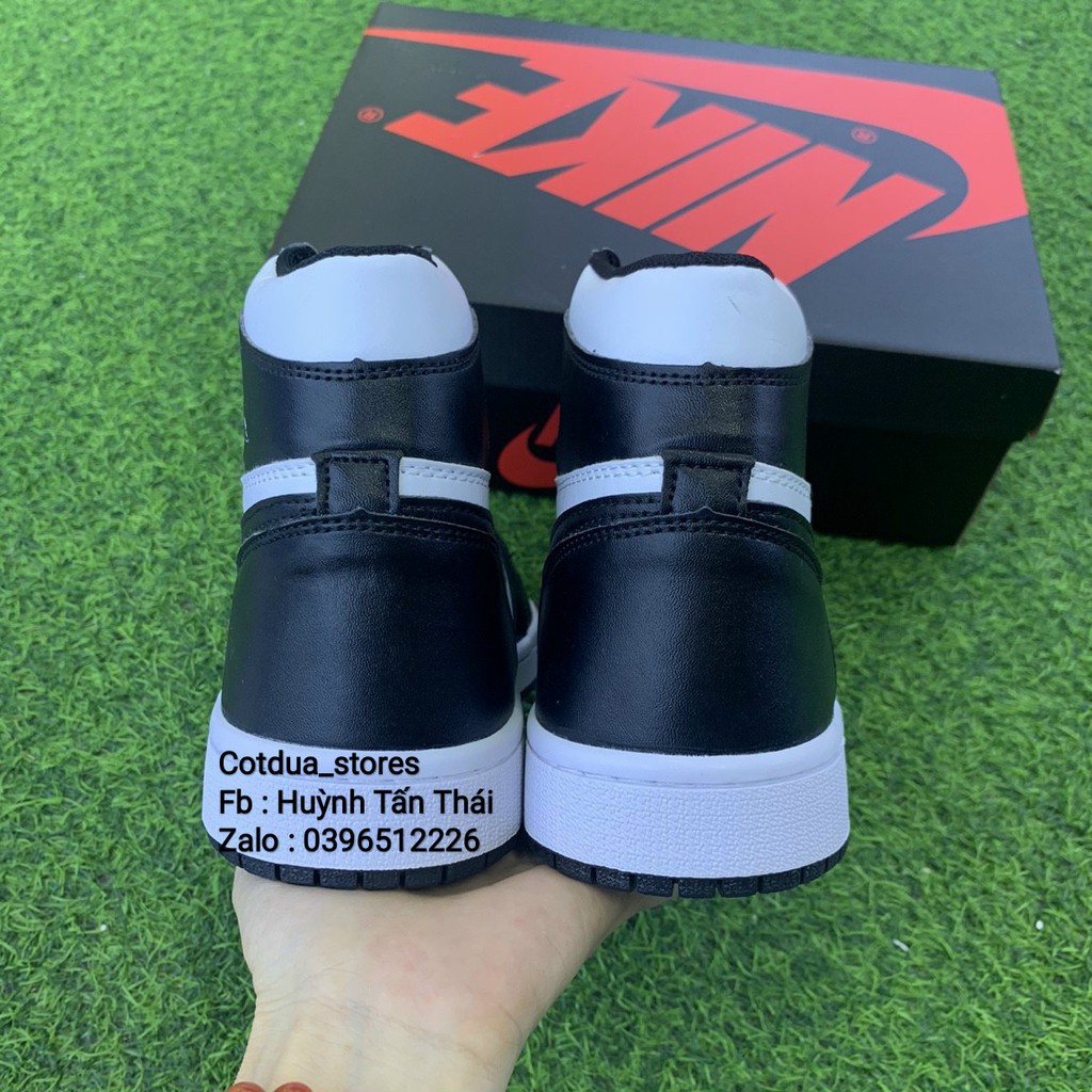 Giầy N,ike Jordan cổ cao đen trắng chuẩn 1:1 chất lượng ( full phụ kiện + free ship) | BigBuy360 - bigbuy360.vn