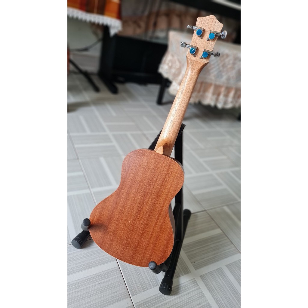 Đàn Ukulele gỗ size concert (Tặng bao da sịn ) Hoa văn cực độc đáo