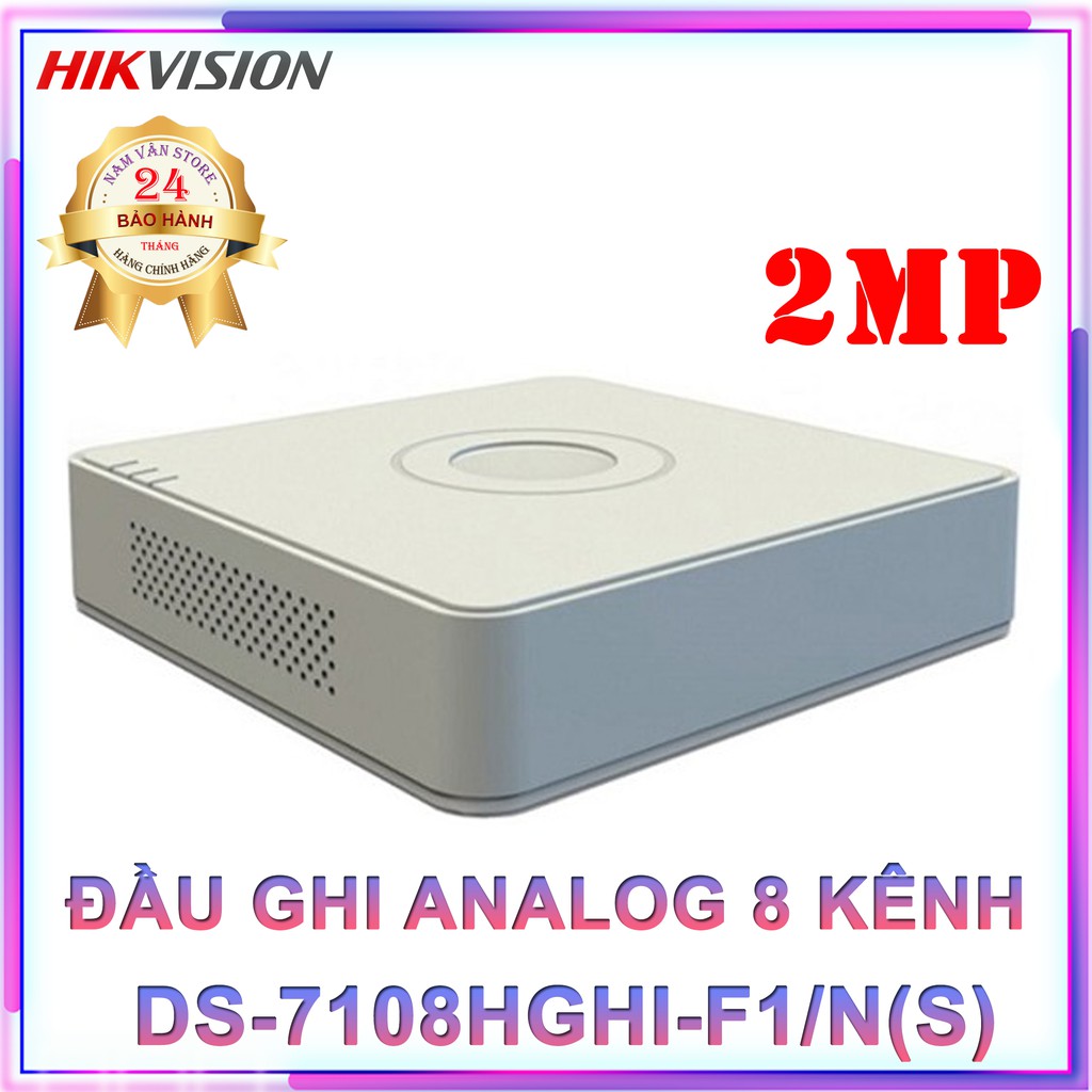 đầu Ghi Hinh Camera Analog 8 Kenh Hikvision Ds 7108hghi F1 N S Hang Chinh Hang Gia Cạnh Tranh