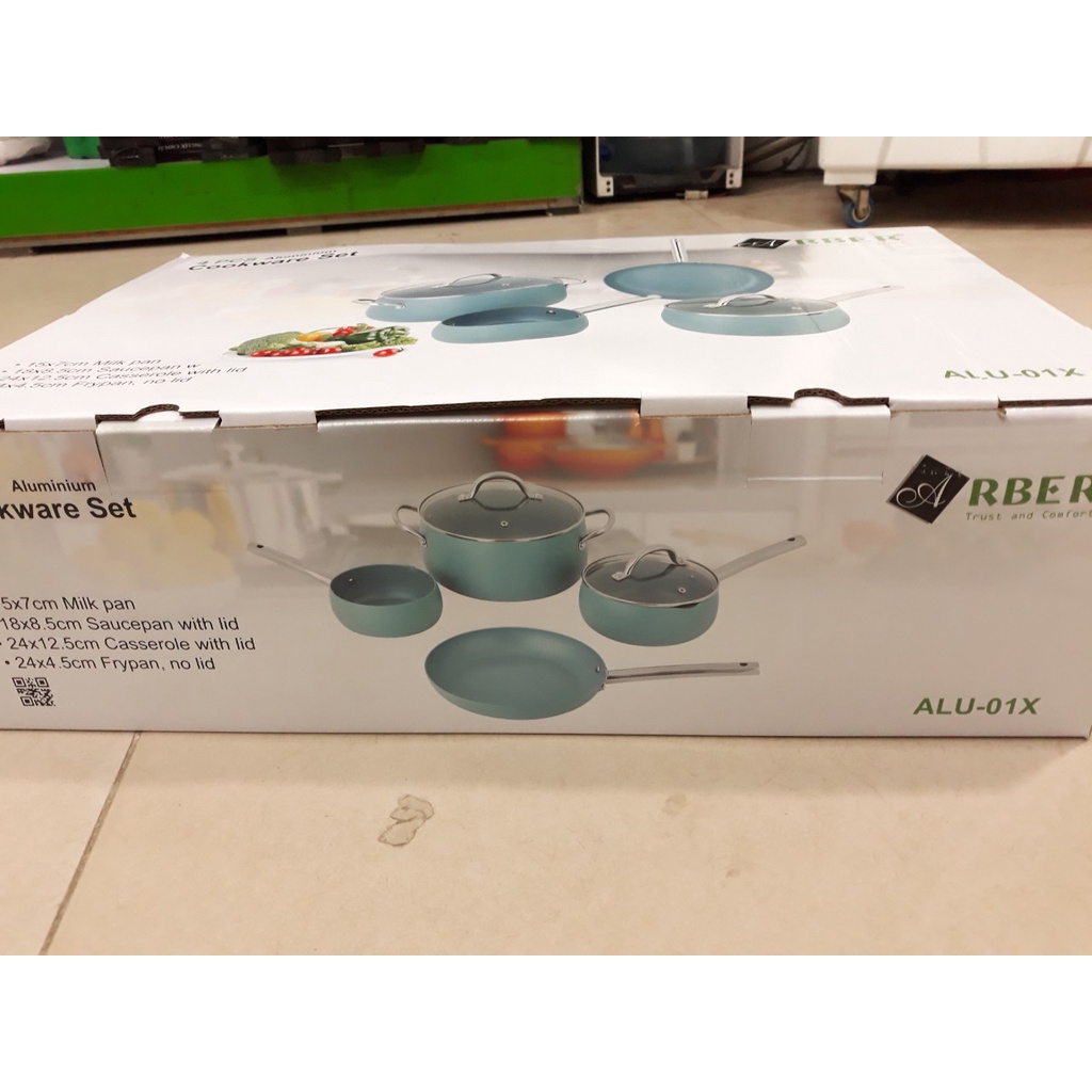 Bộ nồi 4 món Arber Aluminium-01X