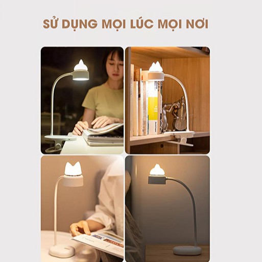 Đèn Led Kẹp Bàn Tích Điện Remax RTE535, Đèn Kẹp Bàn Chống Cận Cho Bé Và Người Lớn | BigBuy360 - bigbuy360.vn
