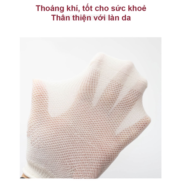 Tất Lưới Cho Bé Chất liệu sợi cotton tổng hợp Tất lưới cho bé sơ sinh, vớ lưới ôm chân không tuột gót, co giãn tốt