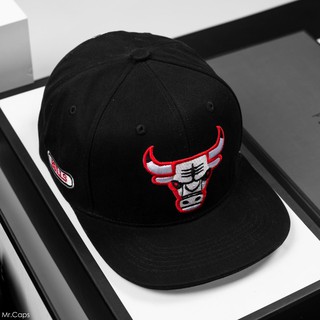 Nón lưỡi trai snapback Bulls nam nữ freesize, full hộp, Nón Kết thêu Logo, Trắng, Đen