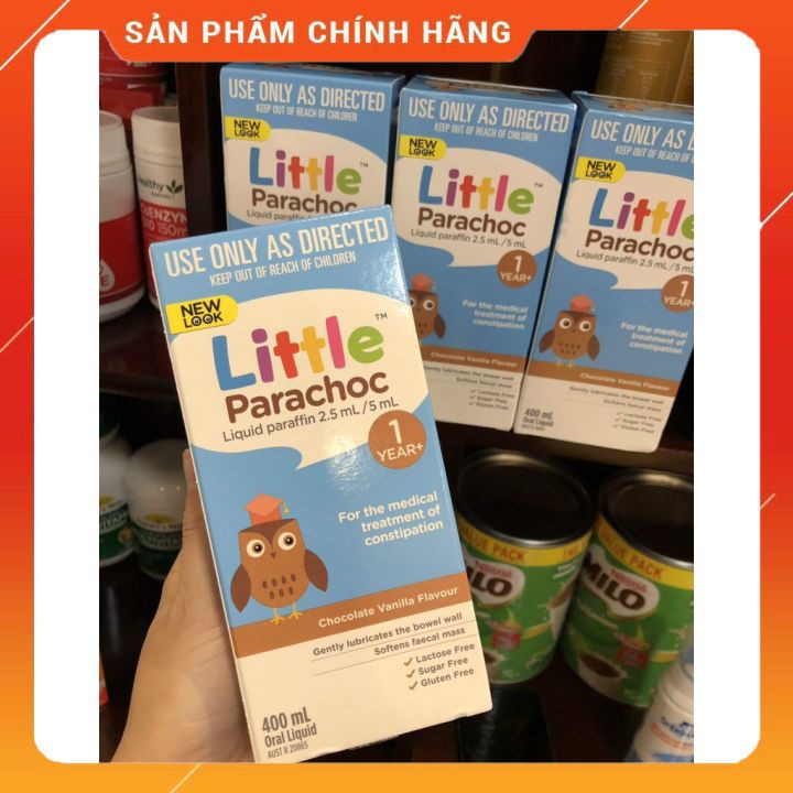 Siro táo bón Little Parachoc Úc cho bé 🔥𝐍𝐄𝐖🔥 giá tốt mẫu mới shopnguyenanh88