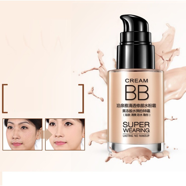 Kem Nền BB Super Có Đầu Vòi Siêu Mịn Dạng Cushion Nước Lâu Trôi, Mềm Mịn Dạng Hũ (30ml)- 3 Tông Màu - MÃ BB SUPE CÓ VÒI. | BigBuy360 - bigbuy360.vn