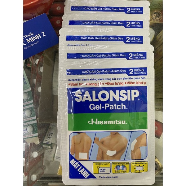 ✅ [Chính Hãng] SALONSIP Gel-Patch (Hộp 10 bao)