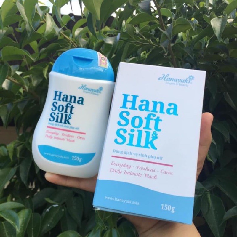 Dung dịch vệ sinh phụ nữ Hânyuki - Hana Soft Silk - Sạch, Thơm, Giữ Ẩm Vùng Kín
