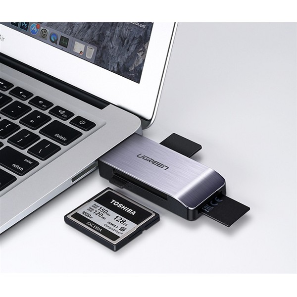 Đầu đọc thẻ SD/TF/CF/MS chuẩn USB 3.0 Ugreen 50541
