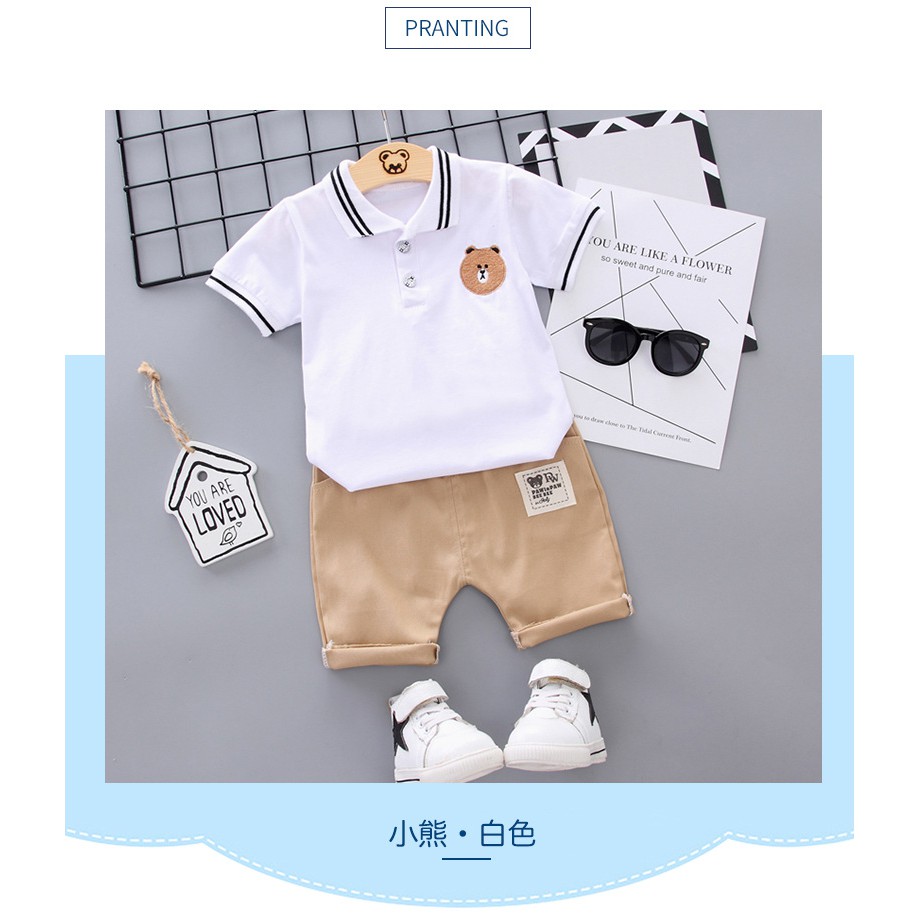 Bộ Bé Trai Cotton Phong Cách Hàn Quốc cho bé B8