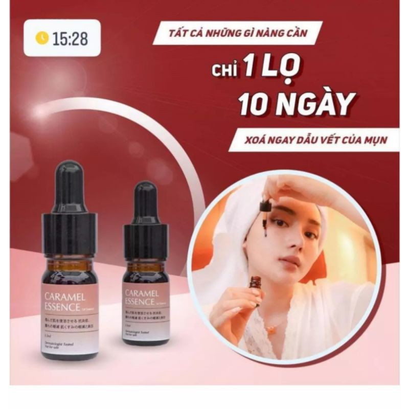 Serum Caramel Essence Nhật Bản Hàng chính hãng 5ml