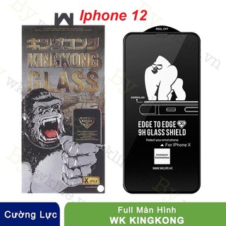 [CHÍNH HÃNG] KÍnh Cường Lực Iphone 12 KingKong Full Màn