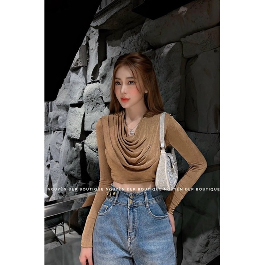 Áo thun tay dài cổ đổ cao cấp - uk alohashop91