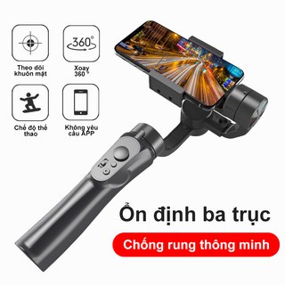 Gậy chống rung Gimbal F6 360 độ - Gimbal Chống Rung Cho Điện Thoại 3 Trục - Chống Rung Quay Vlog, Live stream, quay phim