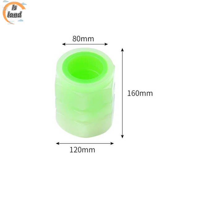Set 8 Nắp Van Bánh Xe Hơi Dạ Quang Độc Đáo