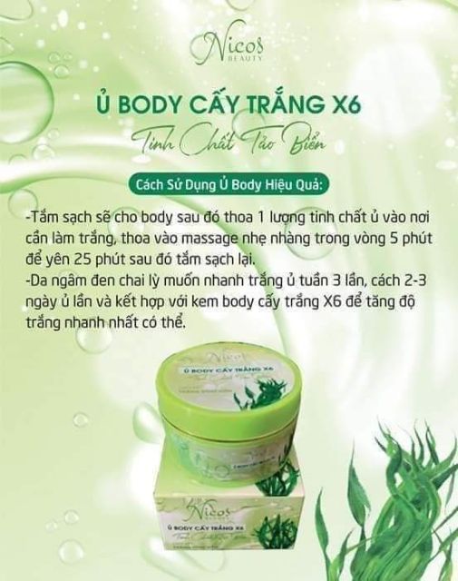 (Cam kết chính hãng) Ủ body cấy trắng X6 | BigBuy360 - bigbuy360.vn