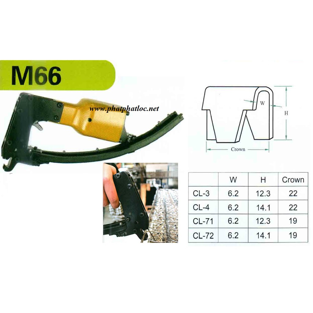 Máy Bắn Đinh Meite M66 - Súng Dùng Hơi Chuyên Nghiệp cho Nội Thất