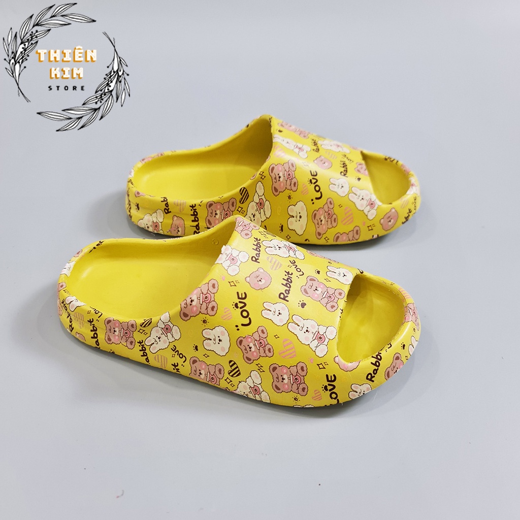 Dép bánh mì nữ đúc nguyên khối êm chân,hoạt hình dễ thương thời trang BM+320