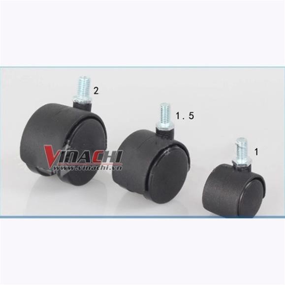 Bánh Xe Ghế Xoay Văn Phòng - Bánh Xe Đẩy Hàng Chịu Tải Siêu Bền (1 Bánh)