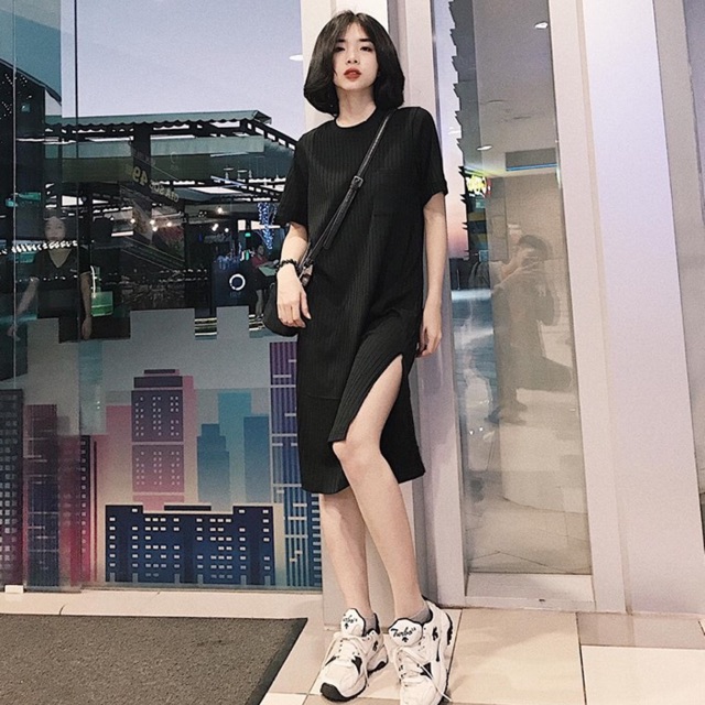 Đầm suông T-shirt yoona