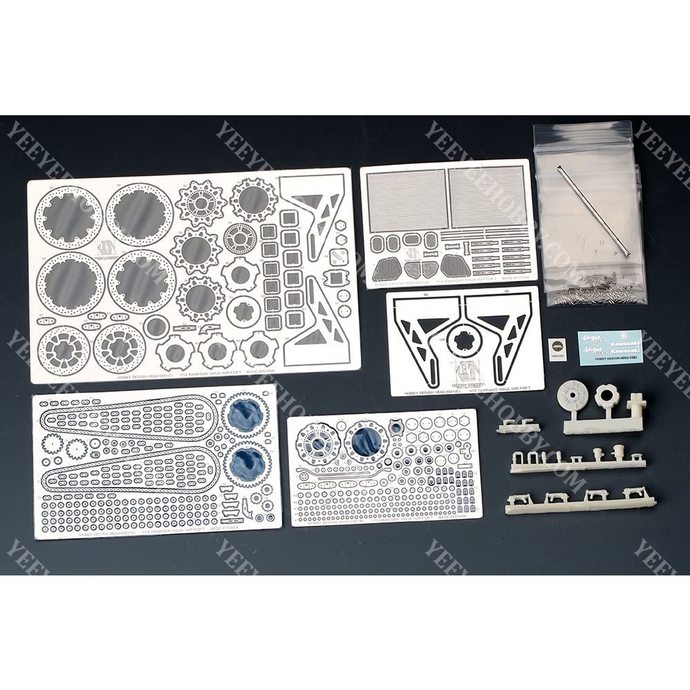 PHỤ KIỆN MOD - BỘ NÂNG CẤP CHO 1/12 KAWASAKI NINJA H2 CARBON TAMIYA 14136
