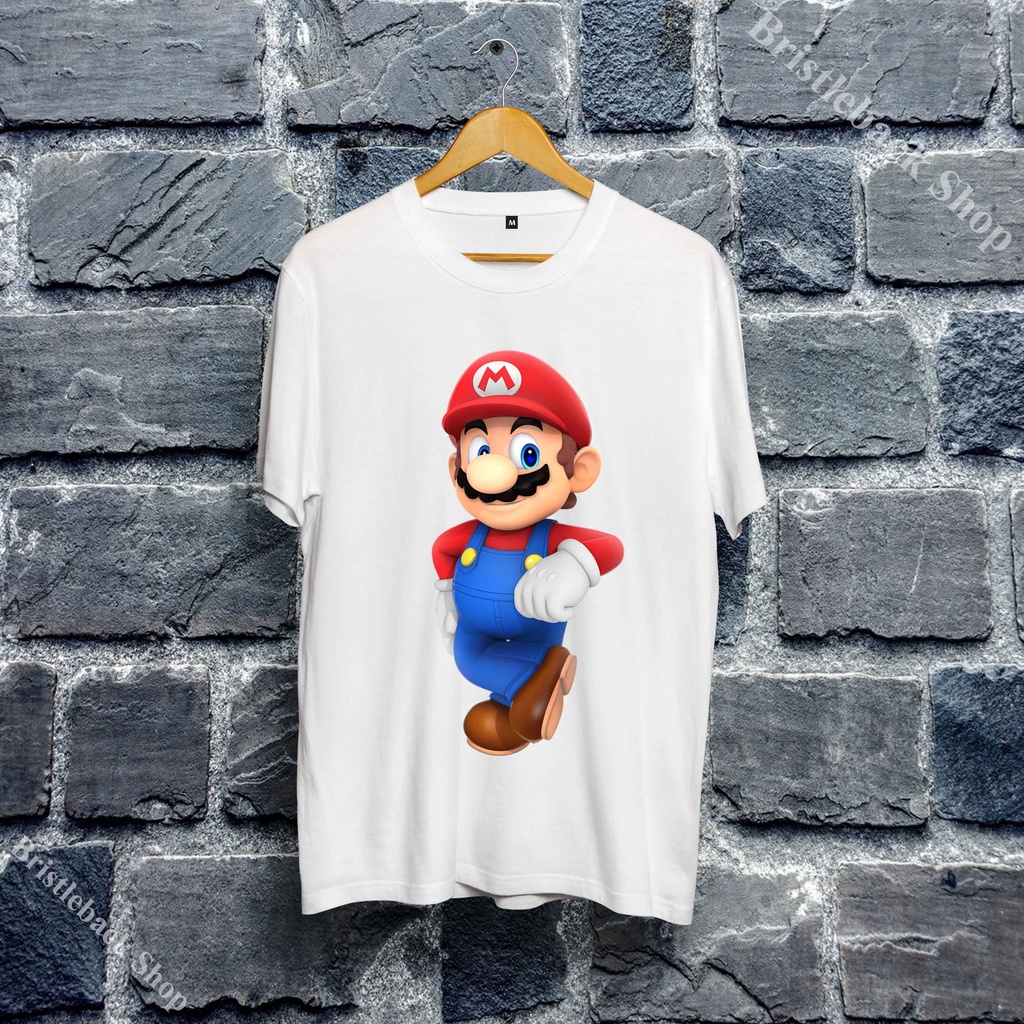 Áo Phông Super Mario Nấm lùn Mario trẻ em đẹp năng động cá tính thoáng mát thời trang Y42MRO001