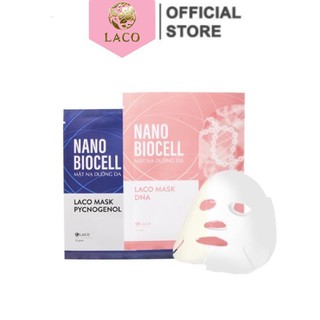 🔥Combo 6 Miếng🔥 Mặt nạ Nano Biocell Laco ⚡️ Trắng Da, Căng Mướt, Cấp Nước, Mờ Thâm Nám Tàn Nhang ⚡️