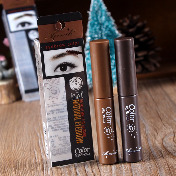 Kem Nhuộm Lông Mày Ai Meili Tự Nhiên Ba Chiều Chống Nước Không Nhòe Không Phai Màu