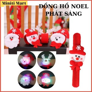 [RẺ VÔ ĐỊCH]Vòng Tay Noel, Đồng Hồ Noel, Có Phát Sáng Vải Dạ, Đồ Chơi Quà Tặng Học Sinh Trong Mùa Giáng Sinh Noen Cho Bé