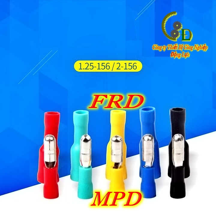 đầu cos đực+cái MPD FRD 5.5-195 20cặp ✴️ cosse âm dương bấm nối dây điện 4mm đến 6mm bằng đồng, cốt đầu tròn