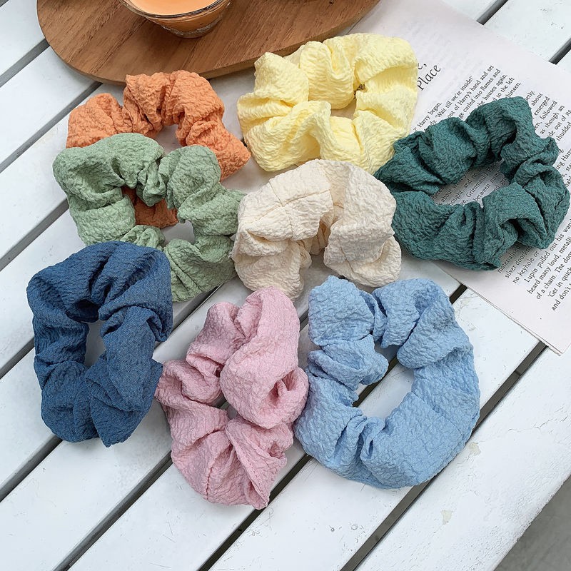 Dây Buộc Tóc Co Dãn Kiểu Dáng Vintage Thời Trang Cho Nữ Hair Scrunchies