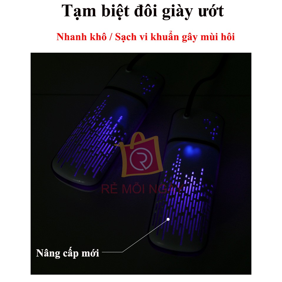 Máy sấy khô giầy, dép có hẹn giờ đa năng, tiện lợi trong mùa mưa