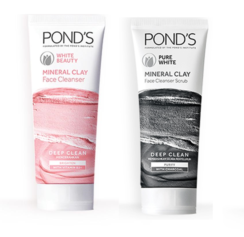 [HB GIFT] Sữa rửa mặt đất sét khoáng sạch sâu Pond's 90 gr (giao ngẫu nhiên)