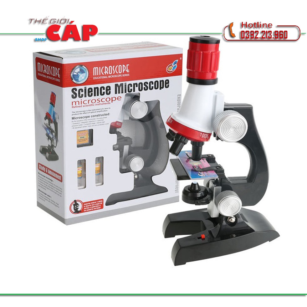 Bộ Kính Hiển Vi Trẻ Em Science Microscope 400x-1200x